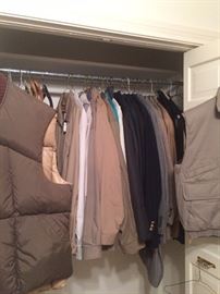 Coats,  jackets, hunting vests