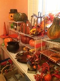 Fall, Halloween, and Thanksgiving decorations