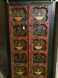 Hand painted linen press