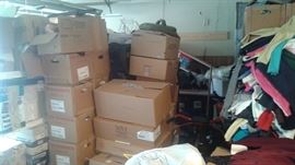 Clothes and lots of clothes