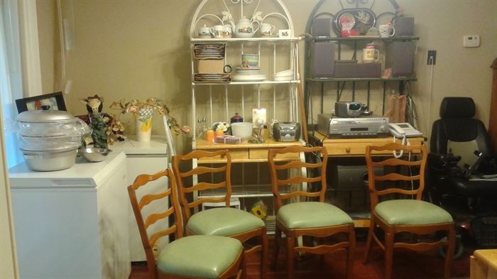 freezers, dining room chairs, bakers racks, Merots Junior Mobility Wheelchair