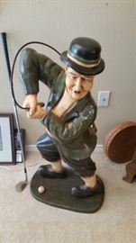 Golf Statue- Laurel and Hardy