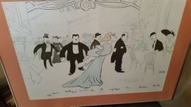 Original Maxim's Paris Menu Framed