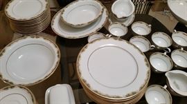 Spectacular Noritake Set - Rare Green Trim