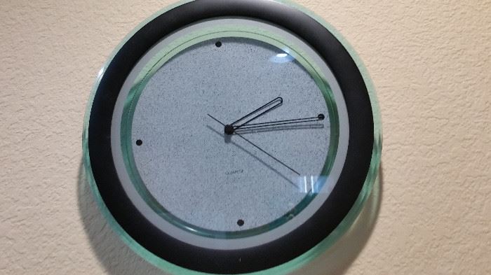 Green Glass Clock