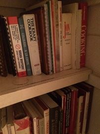Some of the many cookbooks