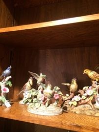 Porcelain bird selections
