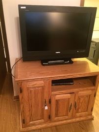 Flat screen TV and stand