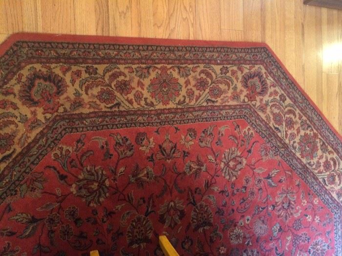 7 feet 10 inch octagon rug