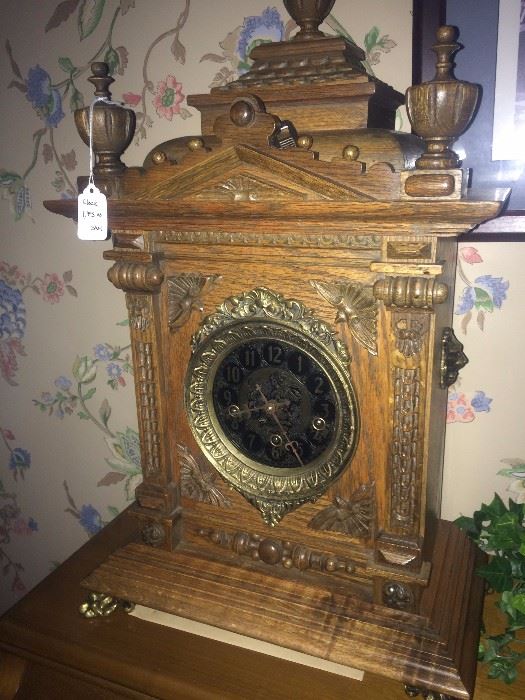 Stunning very old Gazo mantel clock
