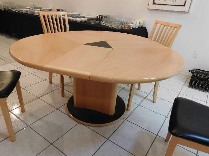 Skovby table enlarged