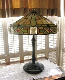 OLD tiffany style lamp  