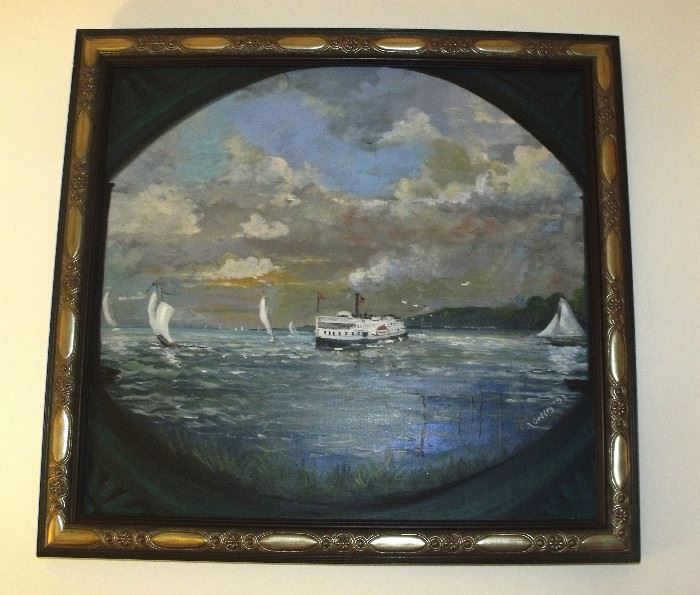 Original oil painting by Richmond artist Parks Duffey