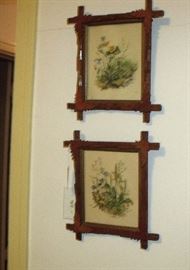 Walnut cross framed prints