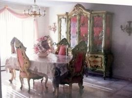 French Provincial Dining Room Set