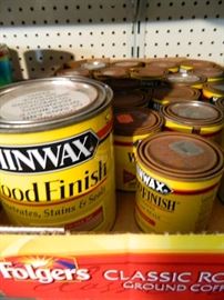 Lots of Stains and Paints