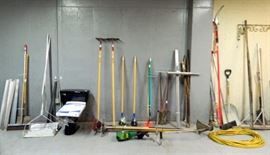 Lots of Tile, Hand and Garden Tools