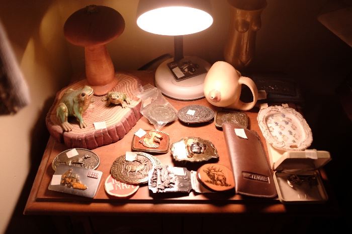 Awesome vintage belt buckles.