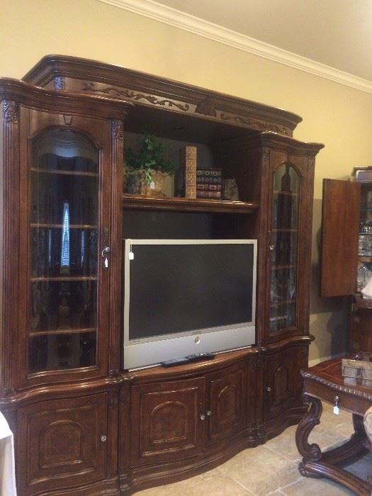 Extra large entertainment unit perfect for a flat screen TV