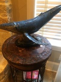 Whale sculpture by Vanderlei