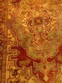 One of several impressive rugs