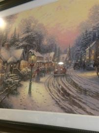 "Village Christmas" by Thomas Kinkade