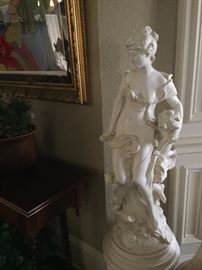 Large lady statue