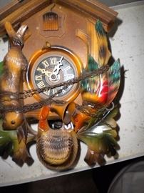 Antique clocks, vintage alarm clocks, cookoo clocks and more. Clock parts as well.