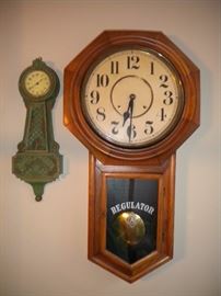 Antique clocks, vintage alarm clocks, cookoo clocks and more. Clock parts as well.