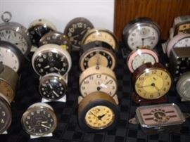 Antique clocks, vintage alarm clocks, cookoo clocks and more. Clock parts as well.