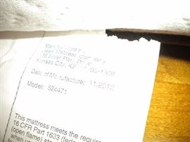 Stearns and Foster Estate Jacalyn Luxury Plush full size mattress and box springs excellent condition