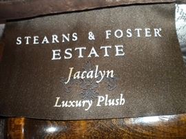 Stearns and Foster Estate Jacalyn Luxury Plush full size mattress and box springs excellent condition
