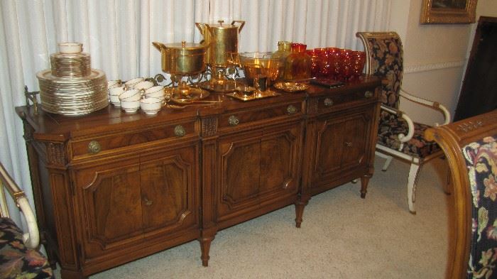 KARGES By Hand Buffet.  If you are not familiar with Karges furniture please google it.  It is still made by hand to this day by the finest quality woods.