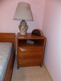 teak nightstand