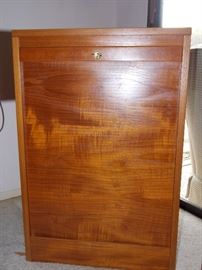 teak file cabinet