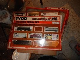 A large collection of HO Trains