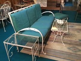 Mid Century Modern Wrought Iron 4 piece Set