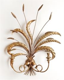 Retro Brass Sconce Sculpture - 90.00