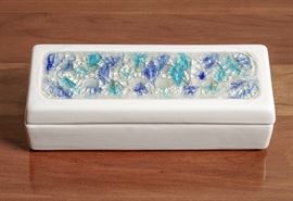 Mid Century Modern Ceramic Box (as is) - 15.00