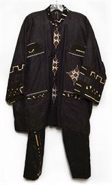 Polished Cotton African Mud Cloth Print 2-Piece Suit - 90.00