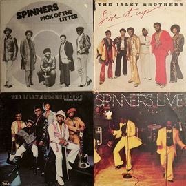 Spinners, The Isley Brothers - all albums 2.25-90.00