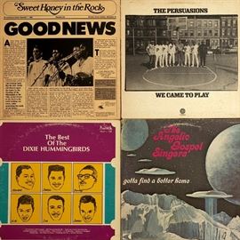 Sweet Honey in the Rock, The Persuasions, The Dixie Hummingbirds, The Angelic Gospel Singers - all albums 2.25-90.00