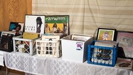 Hundreds of albums, Music posters, T-shirts and Magazines