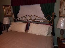 Brass King Size Bed and nights 