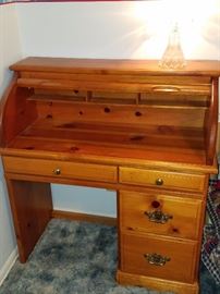 Small student roll top desk