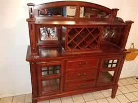 Mission Style China Hutch