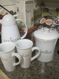 Gevalia thermos, coffee container, 2 cups