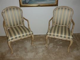 Pair of beautiful ornate chairs