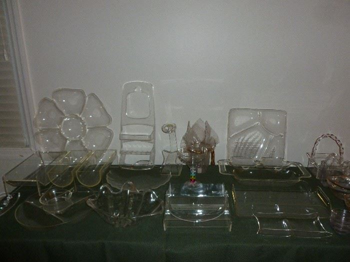 Lots of lucite