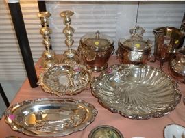 Beautiful fancy heavy silver plate